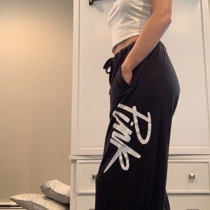 PINK black sweatpants